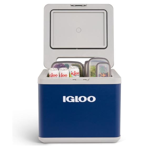 Igloo IH45 AC/DC Hybrid-Kühlbox (dunkelblau/weiß)